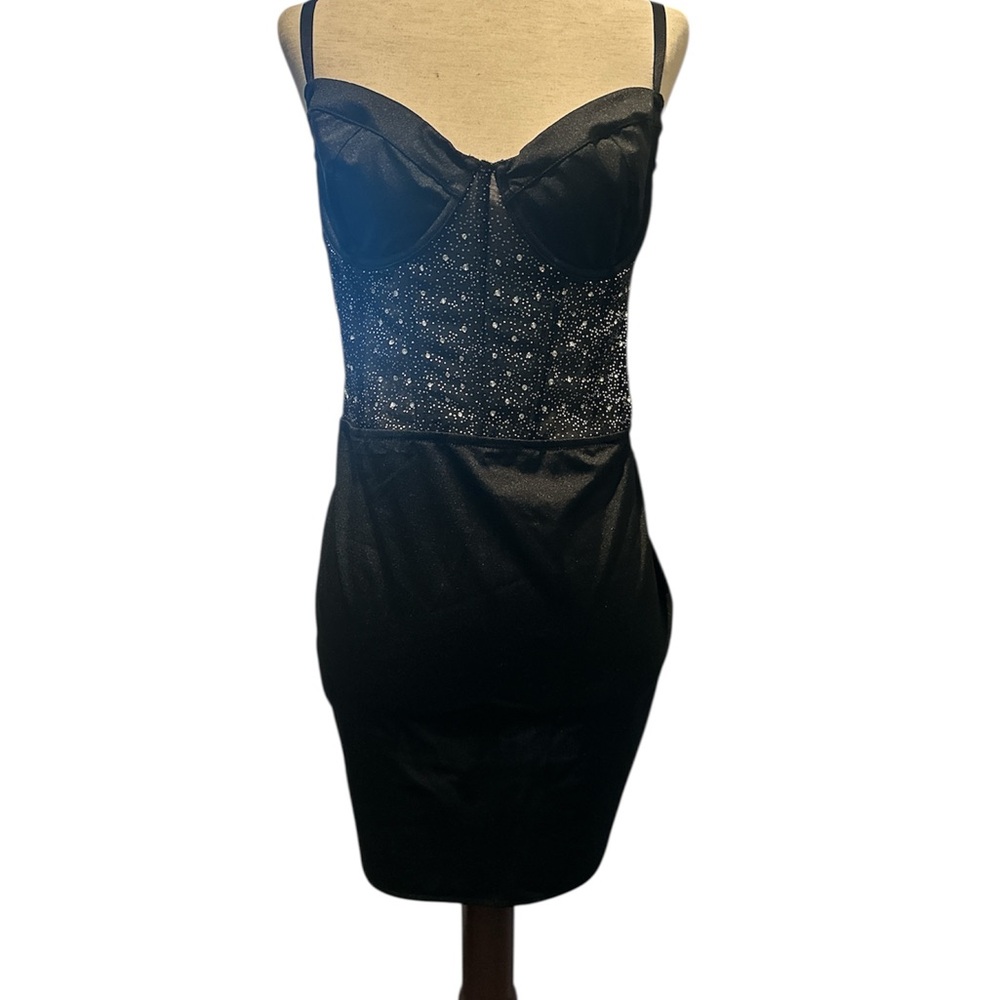 Forever 21 Black Dress with Silver Accents